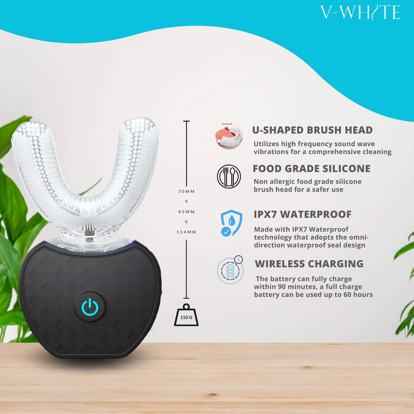 RadiantSmile™ Ultrasonic Toothbrush